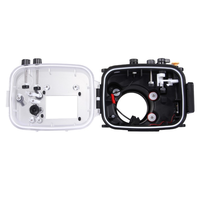 PULUZ Pu7003 40m caso de caixa impermeável para mergulho subaquático para câmeras Sony A7 / A7S / A7R - preto-5