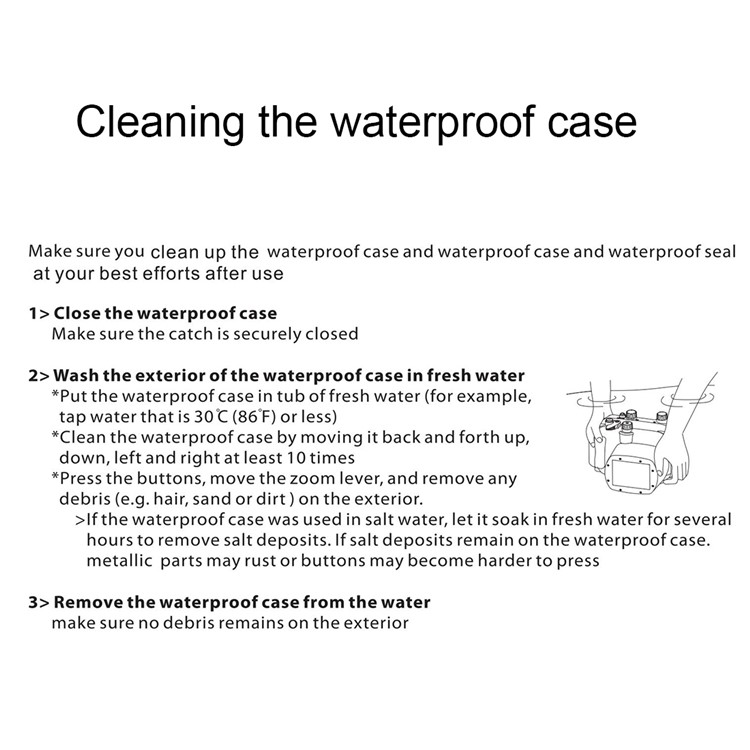 PULUZ Pu7008 for Canon G7 X Mark II Camera 40m Underwater Waterproof Case Diving Housing - Black-13