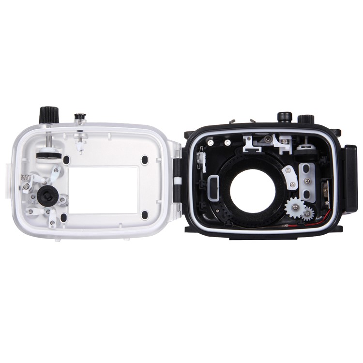 PULUZ Pu7008 for Canon G7 X Mark II Camera 40m Underwater Waterproof Case Diving Housing - Black-5