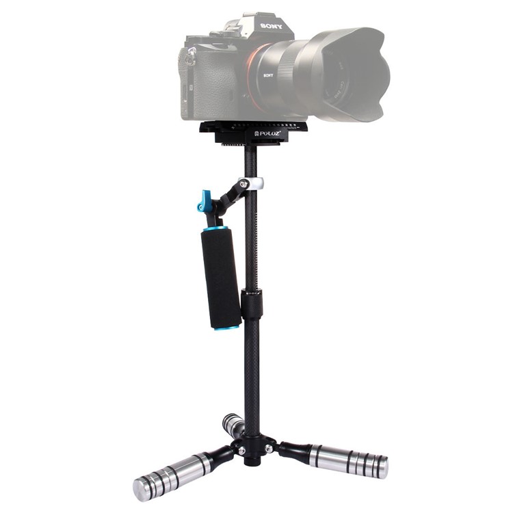 PULUZ P40T Carbon Fiber Handheld Stabilizer Steadicam for DSLR & DV Digital Video & Cameras-2