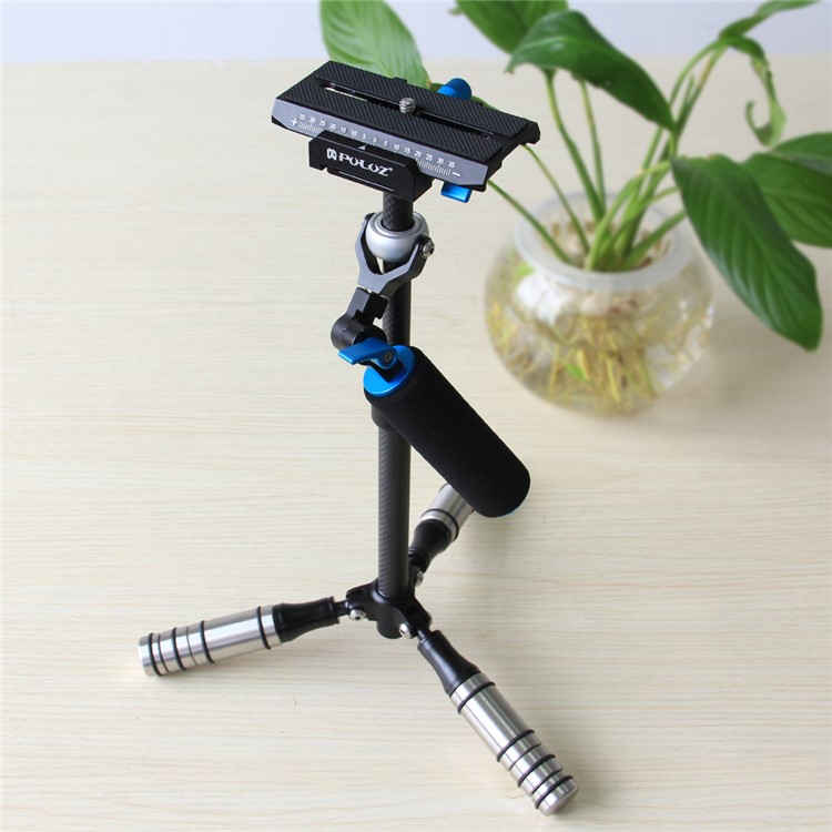 PULUZ P40T Carbon Fiber Handheld Stabilizer Steadicam for DSLR & DV Digital Video & Cameras-21