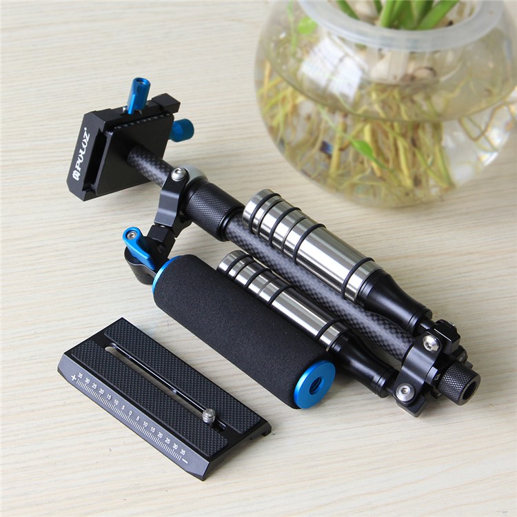 PULUZ P40T Carbon Fiber Handheld Stabilizer Steadicam for DSLR & DV Digital Video & Cameras-22