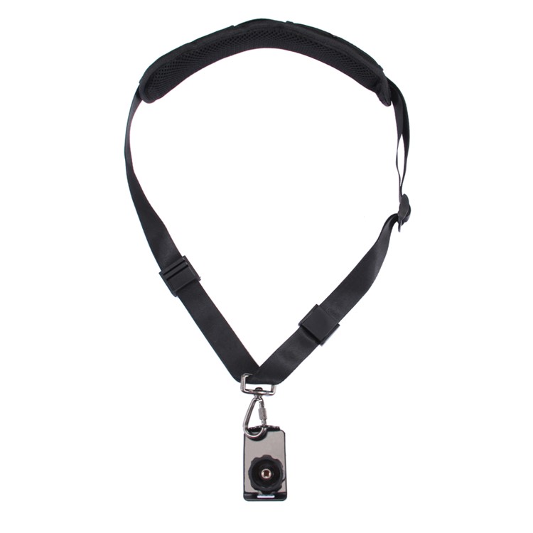 PULUZ Anti-Slip Nylon Quick Release Soft Pad Single Shoulder Camera Strap with Metal Hook for SLR / DSLR Cameras-2