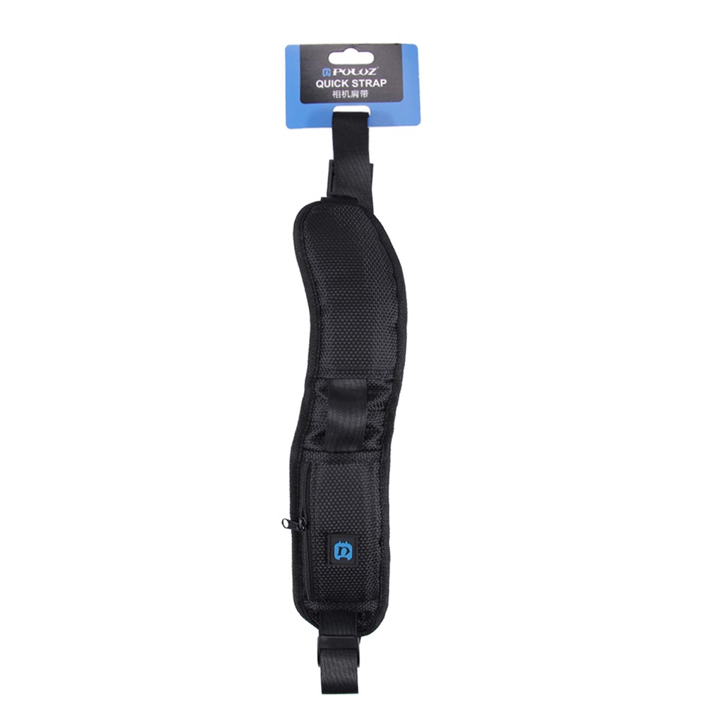 PULUZ Anti-Slip Nylon Quick Release Soft Pad Single Shoulder Camera Strap with Metal Hook for SLR / DSLR Cameras-7