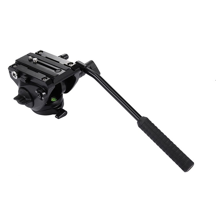 PULUZ PU3501 Heavy Duty Video Camera Tripod Action Fluid Drag Head with Sliding Plate for DSLR & SLR Cameras - Black-9