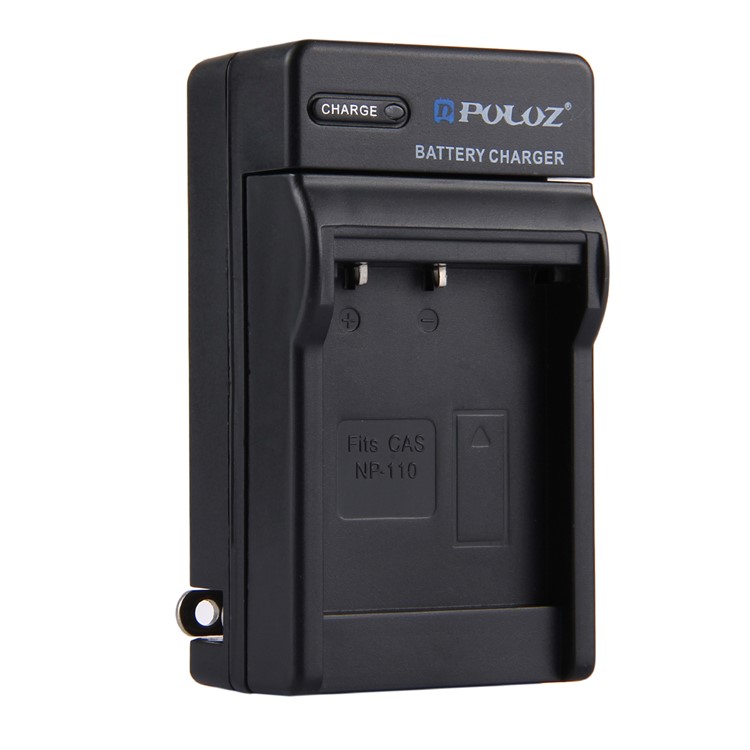 PULUZ PU2150 Portable Travel Charger Battery Charger for CASIO NP-110 Battery - US Plug-1