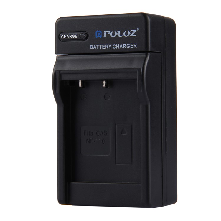 PULUZ PU2150 Portable Travel Charger Battery Charger for CASIO NP-110 Battery - US Plug-2