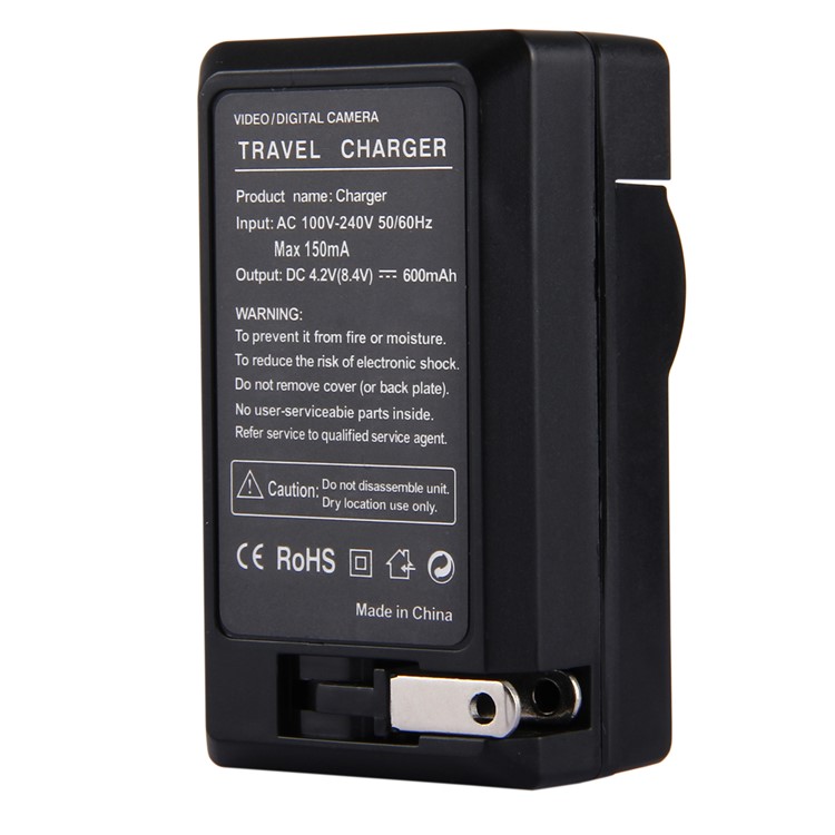 PULUZ PU2150 Portable Travel Charger Battery Charger for CASIO NP-110 Battery - US Plug-3