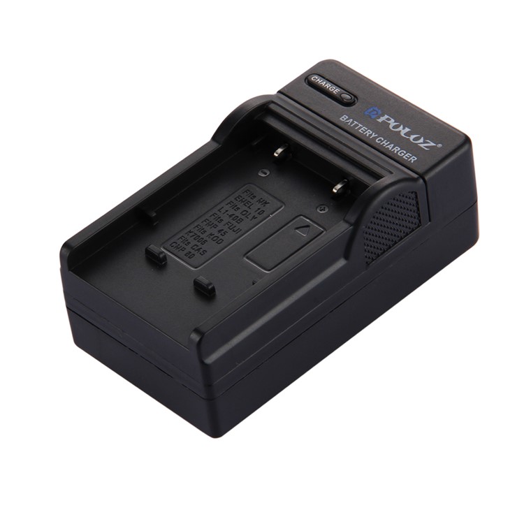 PULUZ PU2142 US Plug Battery Charger for Nikon EN-EL10, Olympus LI-40B, FUJI FNP-45, Kodak K7006, CASIO CNP80 Battery-4