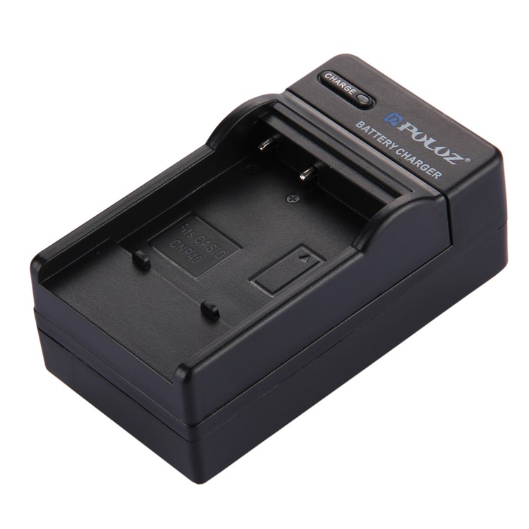 PULUZ PU2151 Portable Travel Battery Charger for CASIO CNP40 Battery - US Plug-4