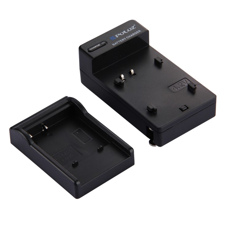 PULUZ PU2151 Portable Travel Battery Charger for CASIO CNP40 Battery - US Plug-5