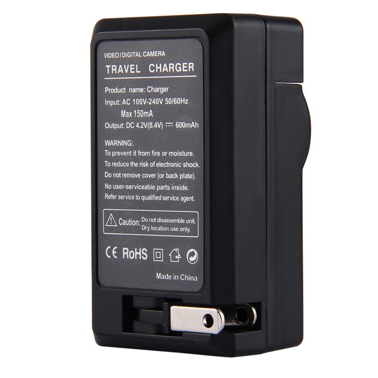 PULUZ PU2160 Portable Battery Charger Travel Charger for Panasonic DMW-BLC12 Battery - US Plug-3