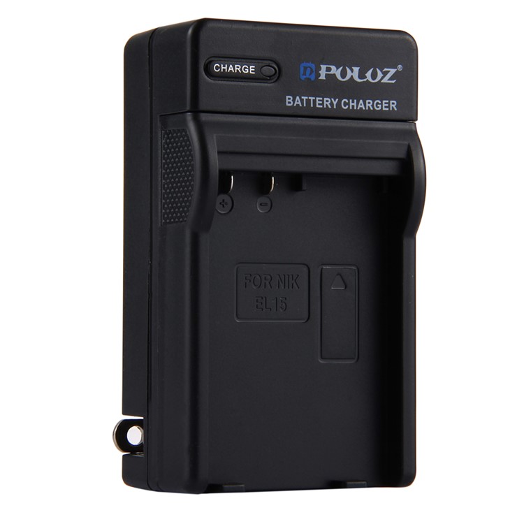 PULUZ PU2145 Battery Charger for Nikon EN-EL15 Battery - US Plug-1