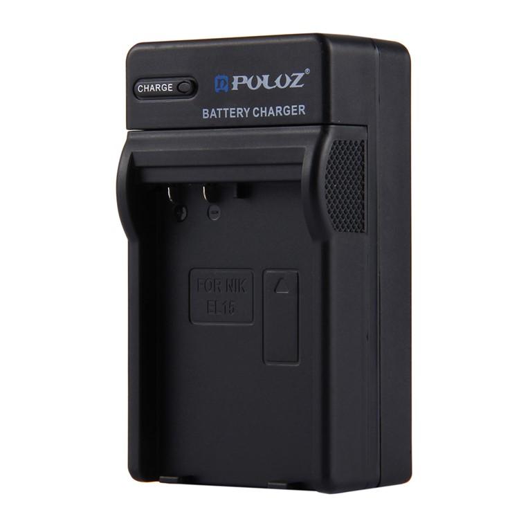 PULUZ PU2145 Battery Charger for Nikon EN-EL15 Battery - US Plug-2