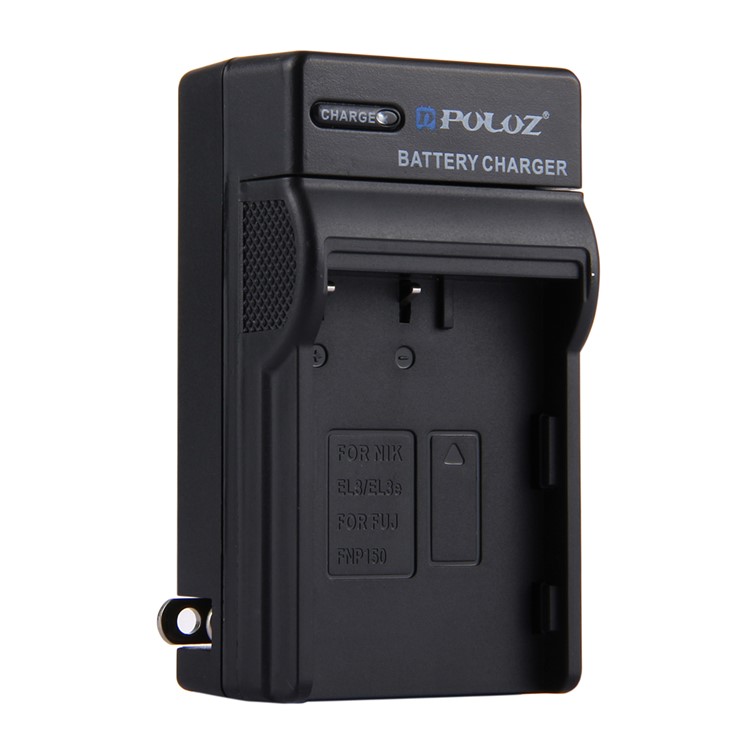PULUZ PU2140 Battery Charger for Nikon EN-EL3 / EN-EL3e / FUJI FNP150 Battery - US Plug-1