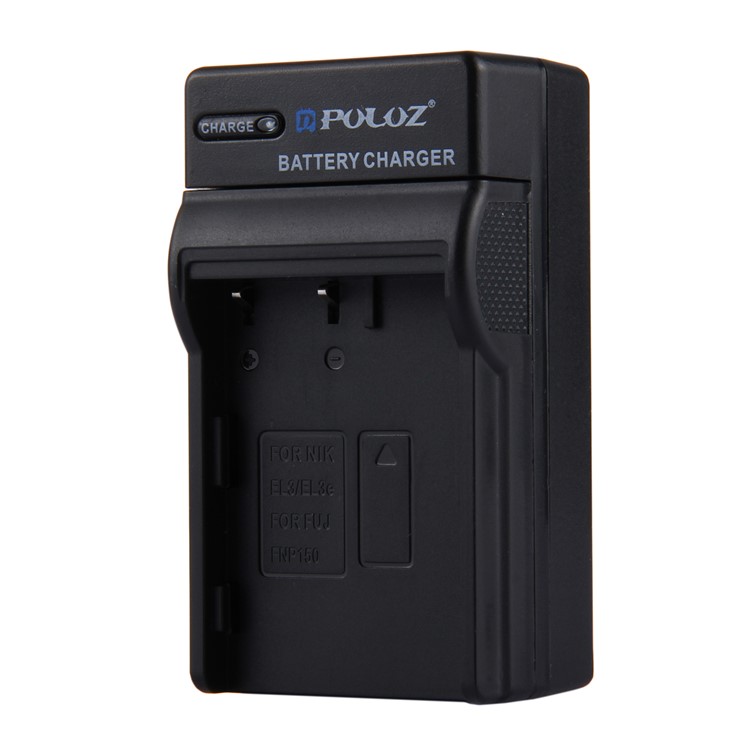 PULUZ PU2140 Battery Charger for Nikon EN-EL3 / EN-EL3e / FUJI FNP150 Battery - US Plug-2
