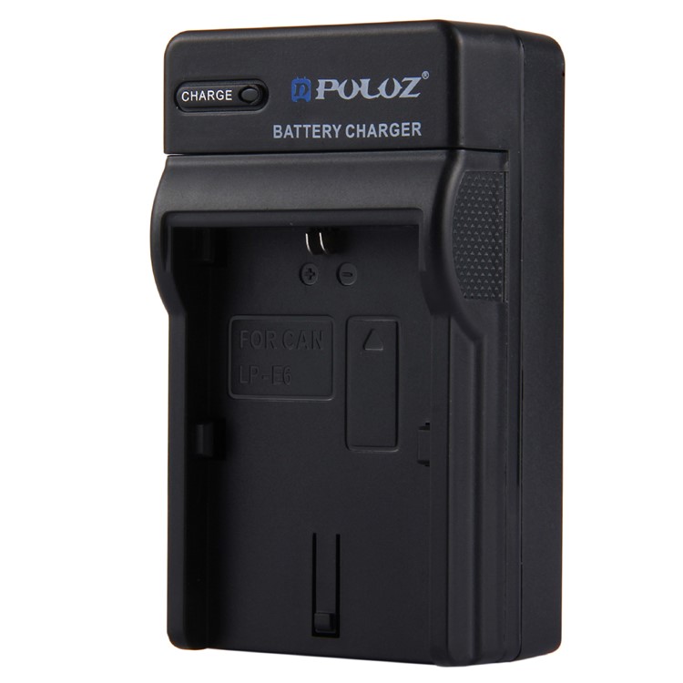 PULUZ PU2116 Battery Travel Charger for Canon LP-E6 Battery - US Plug-2