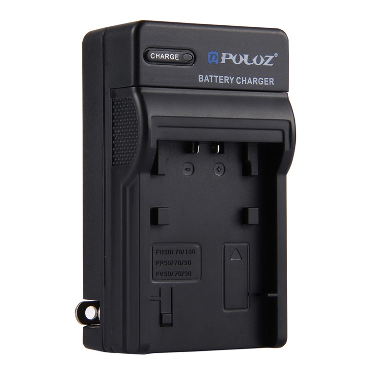 PULUZ PU2104 Battery Charger for Sony NP-FH50 / NP-FH70 / NP-FH100 / NP-FP50 / NP-FP70 / NP-FP90 / NP-FV50 / NP-FV70 / NP-FV90 Battery - US Plug-1