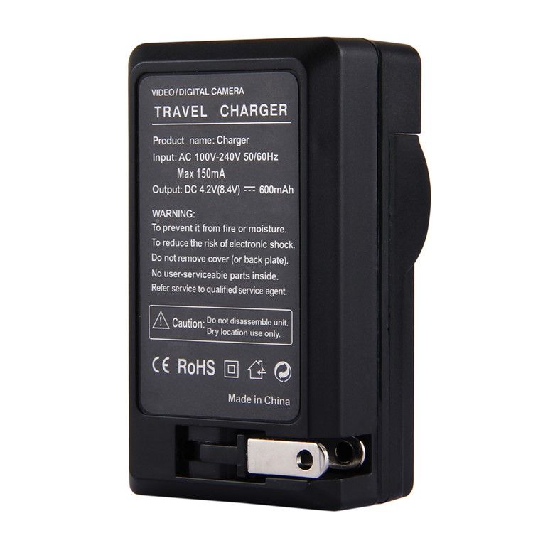 PULUZ PU2102 Battery Charger for Fujifilm NP-70 / Panasonic DB-60 (S005) Battery - US Plug-3