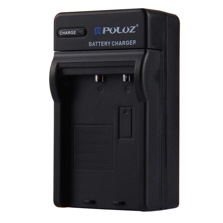 PULUZ PU2101 Battery Charger for Fujifilm NP-60 / NP-30, Kodak K5000 / K5001, Olympus LI-20B, Samsung SLB-1037 / 1137 Battery - US Plug-2