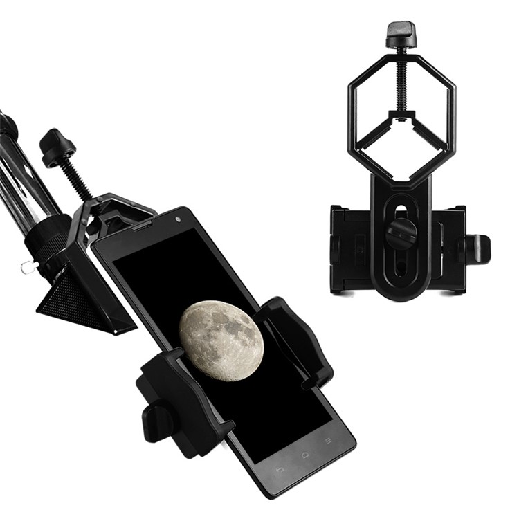 EYESKEY Universal Phone Spotting Scope Adapter Mount, Clamp Width: 5.2-10cm-1