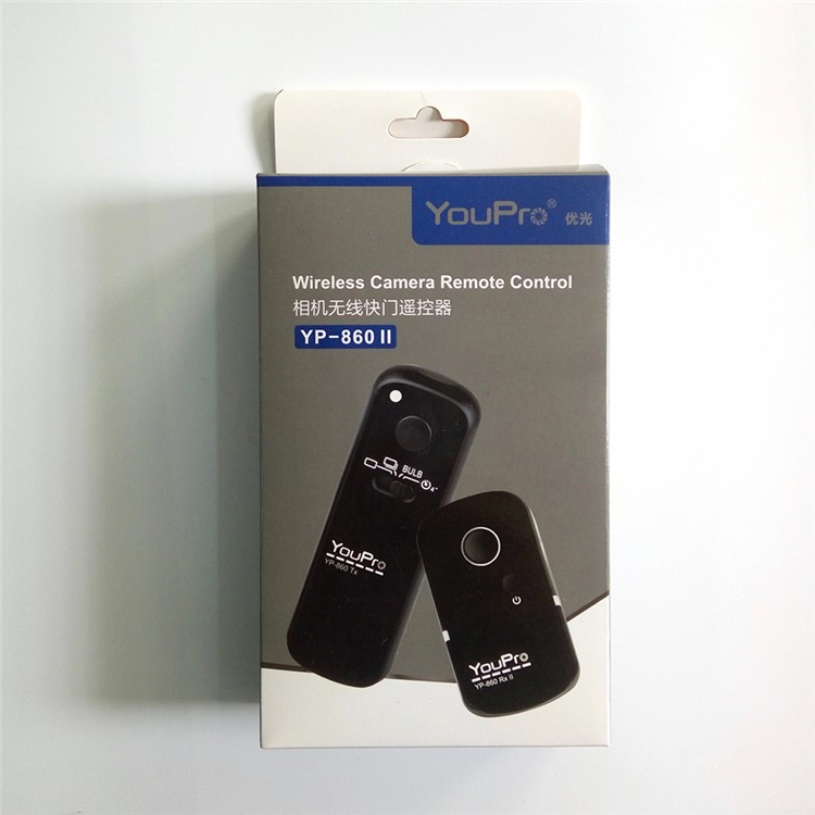 YP-860 II Wireless Remote Control Transmitter Receiver Shutter for Canon Nikon Sony etc. Camera - DC2 Shuttle Cable-5
