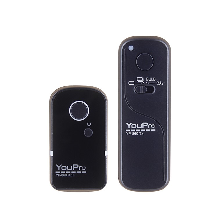 YP-860 II 2.4G Wireless Remote Control Transmitter Receiver Shutter for Canon Nikon Sony etc. Camera - L1 Shuttle Cable-1