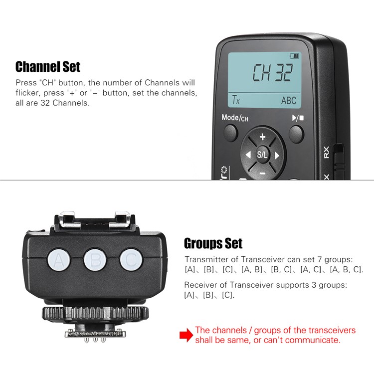 Wireless Flash Trigger with E3 2.5mm PC Sync & Shutter Cable for Nikon D810 D800 D700 D500 D5 D4 D300 D300S D3 D3s Camera-4