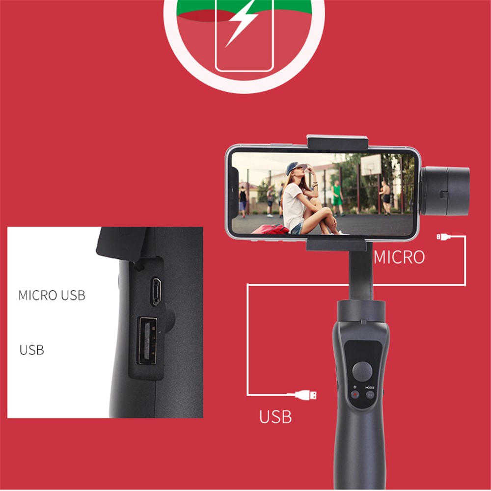 S5 Anti-Shake 3-Axis Handheld Gimbal Stabilizer for GoPro and Smartphones-8