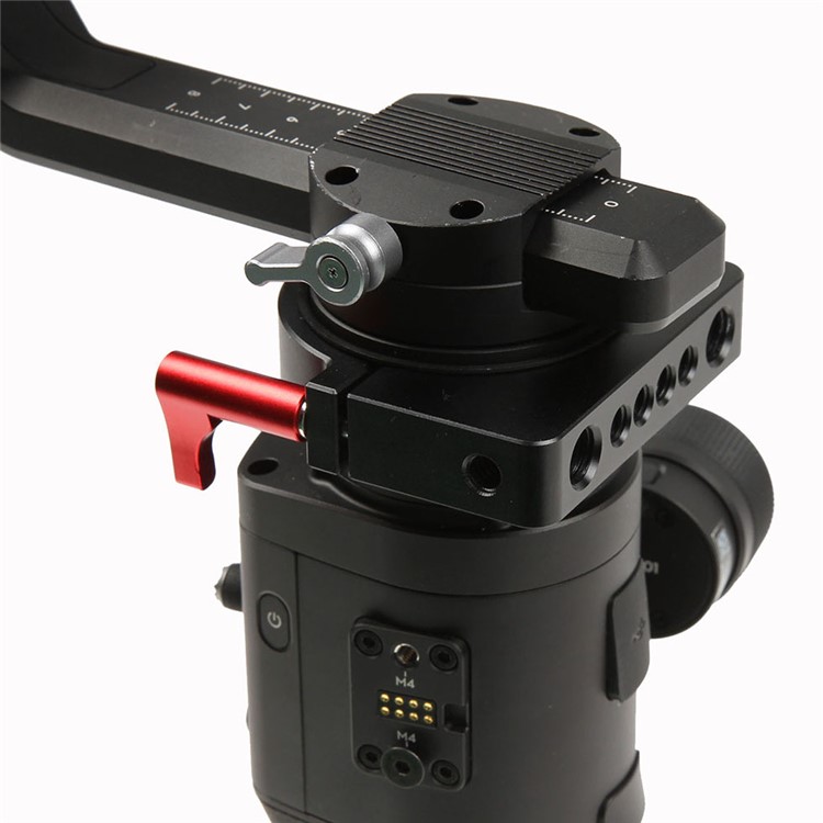 Aluminum Alloy Extension Ring Clamp Mount Adapter with 1/4" and 3/8" Screws for DJI Ronin-S Stabilizer-15