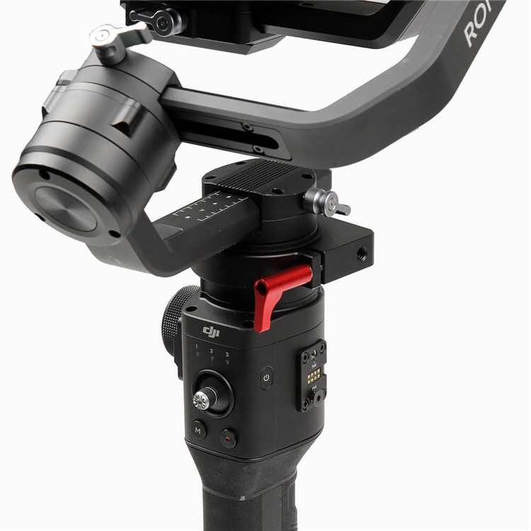 Aluminum Alloy Extension Ring Clamp Mount Adapter with 1/4" and 3/8" Screws for DJI Ronin-S Stabilizer-16