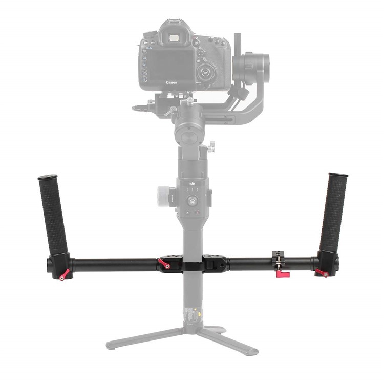 Dual Handle Grip Extended Handheld Kit for DJI Ronin S Gimbal Stabilizer-11