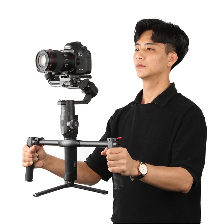 Dual Handle Grip Extended Handheld Kit for DJI Ronin S Gimbal Stabilizer-13