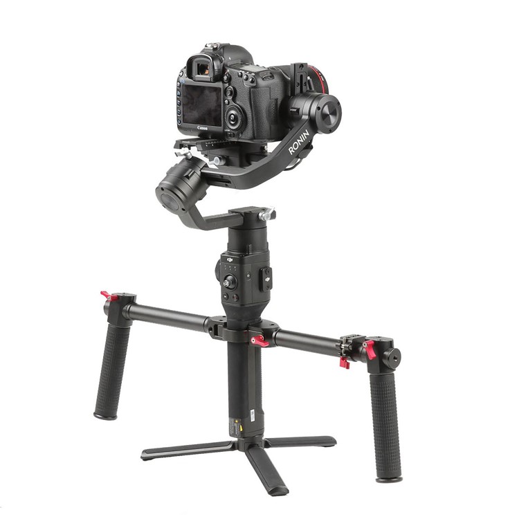 Dual Handle Grip Extended Handheld Kit for DJI Ronin S Gimbal Stabilizer-14