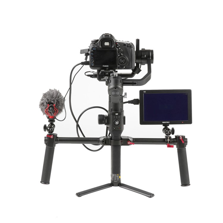 Dual Handle Grip Extended Handheld Kit for DJI Ronin S Gimbal Stabilizer-15