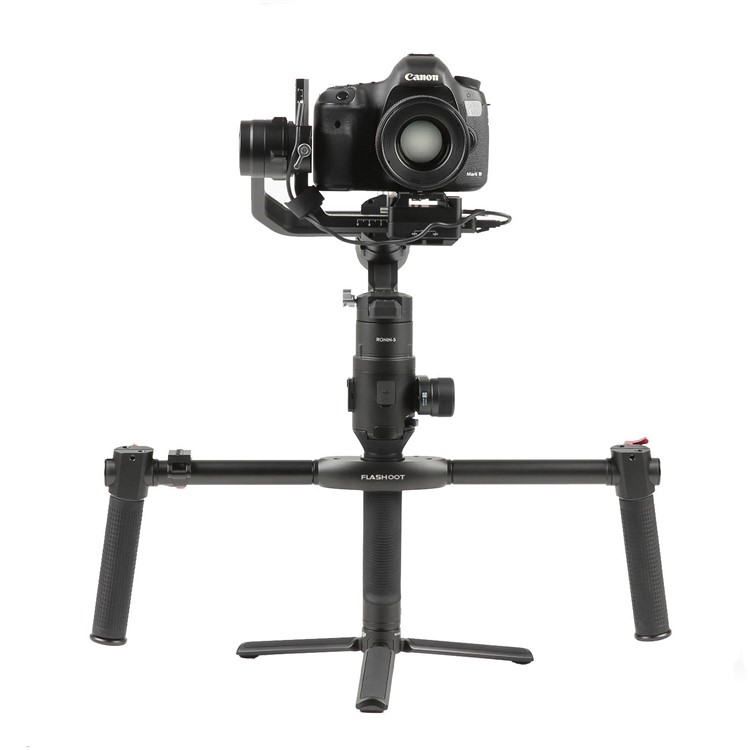 Dual Handle Grip Extended Handheld Kit for DJI Ronin S Gimbal Stabilizer-16