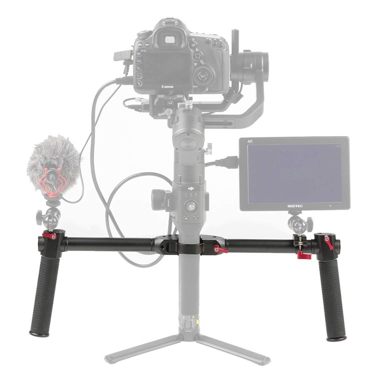 Dual Handle Grip Extended Handheld Kit for DJI Ronin S Gimbal Stabilizer-8