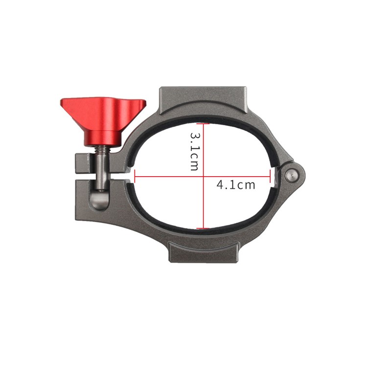 LDX Auminium Alloy Extend O-Ring Clamp Hot Shoe Adapter for DJI OSMO mobile 2-13
