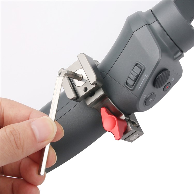 LDX Auminium Alloy Extend O-Ring Clamp Hot Shoe Adapter for DJI OSMO mobile 2-5