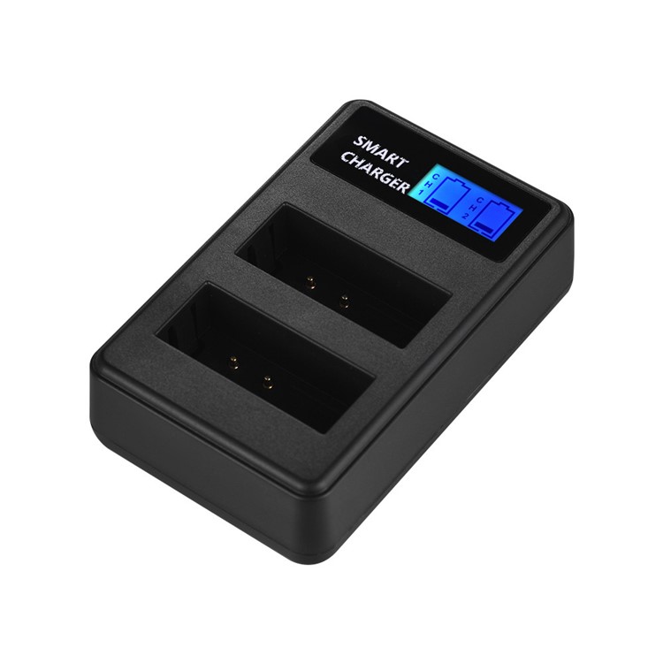 LP-E10 Battery Two-Bay USB Charger with LCD Display for Canon EOS 1100D Kiss X50-2