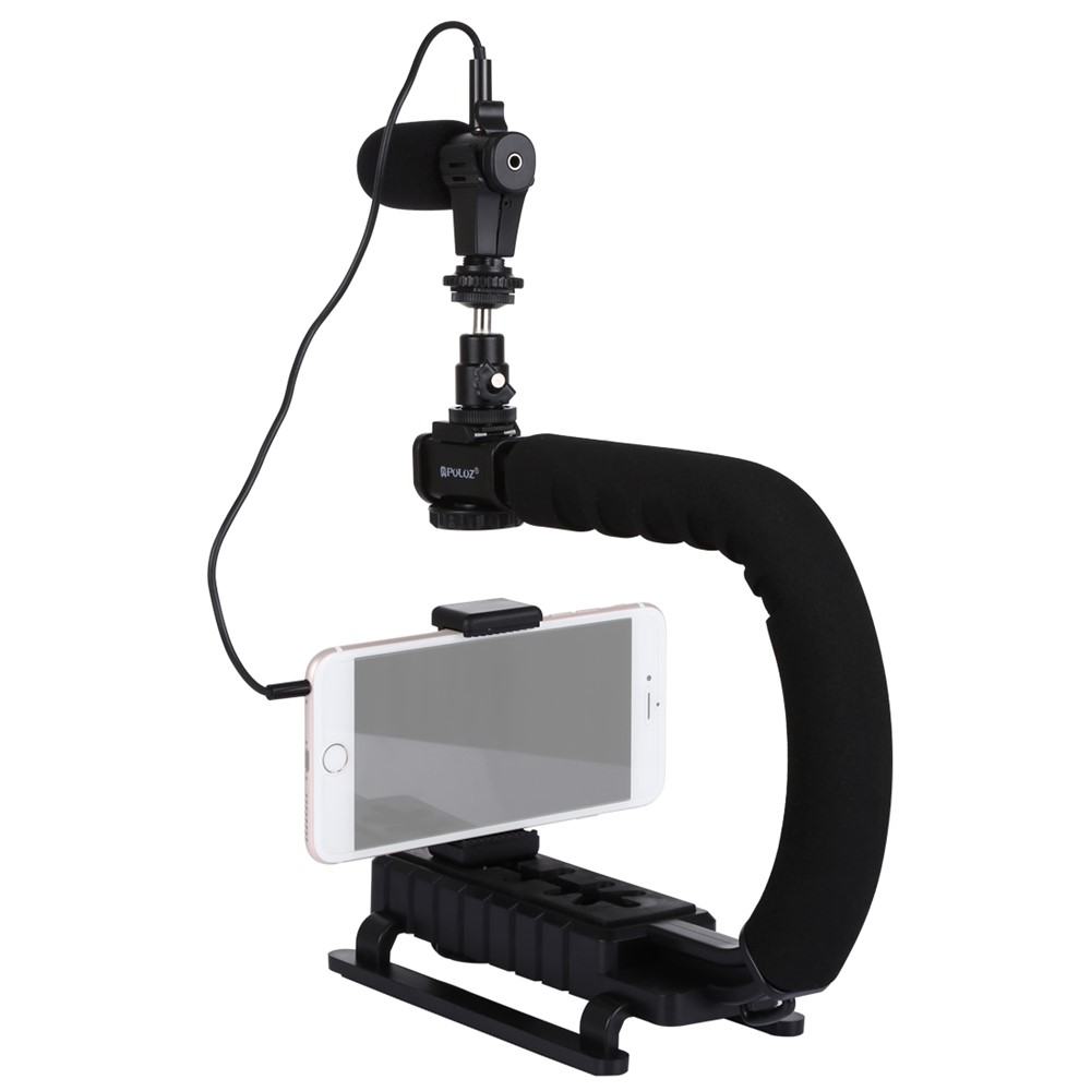 PULUZ PKT3011 U Forma DV Suporte Estabilizador Para Filmadora DV / Câmera Dslr-3