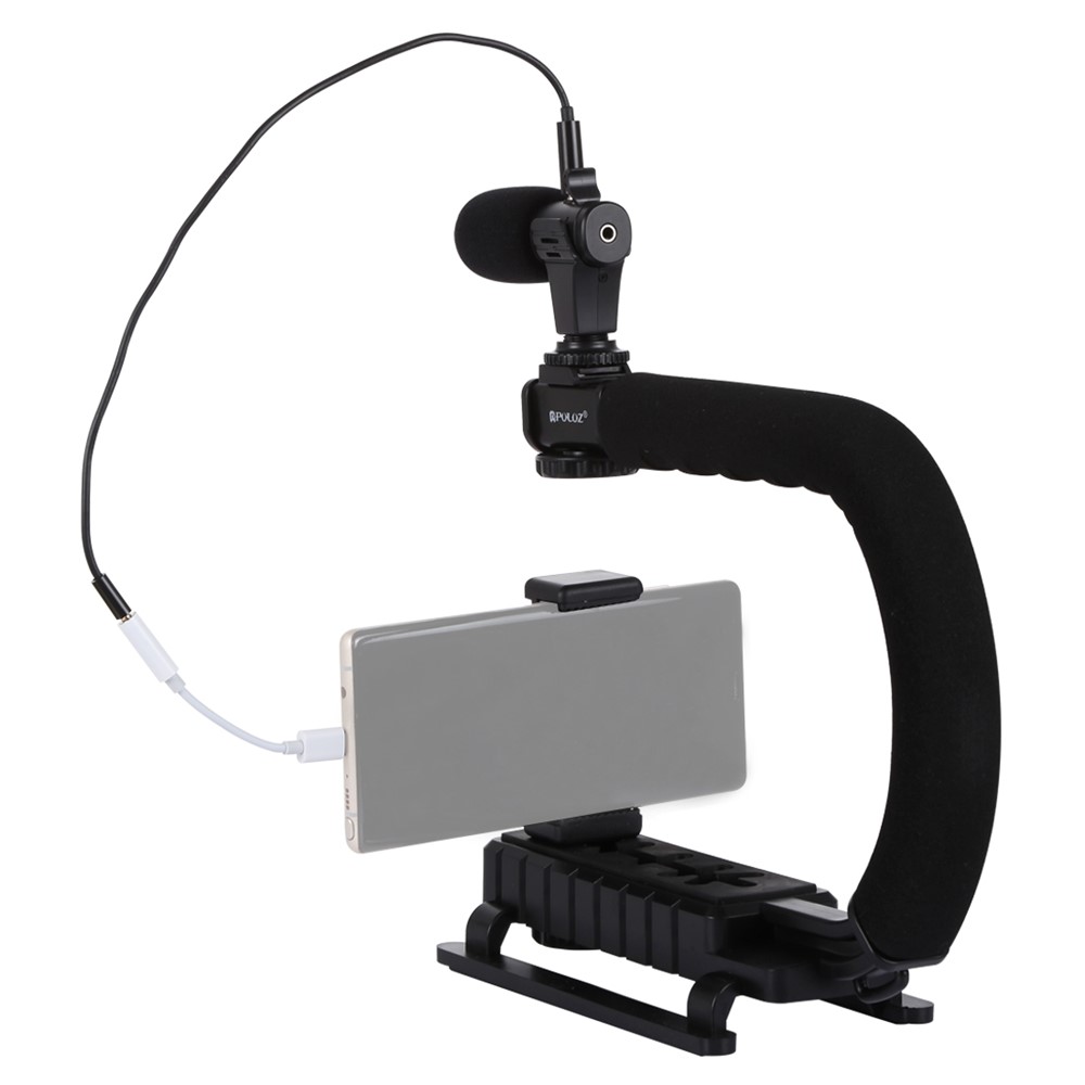 PULUZ PKT3011 U Forma DV Suporte Estabilizador Para Filmadora DV / Câmera Dslr-4