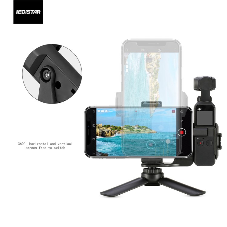 Aluminum Extened Tripod Rod for DX-90 DJI Osmo Pocket Handheld Phone Holder Selfie Stick-3