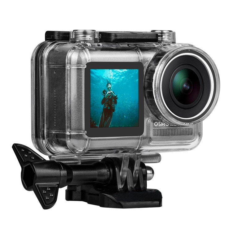 Boîtier De Protection Étanche À L'eau Pour Caméra D'action DJI Osmo - Noir-1
