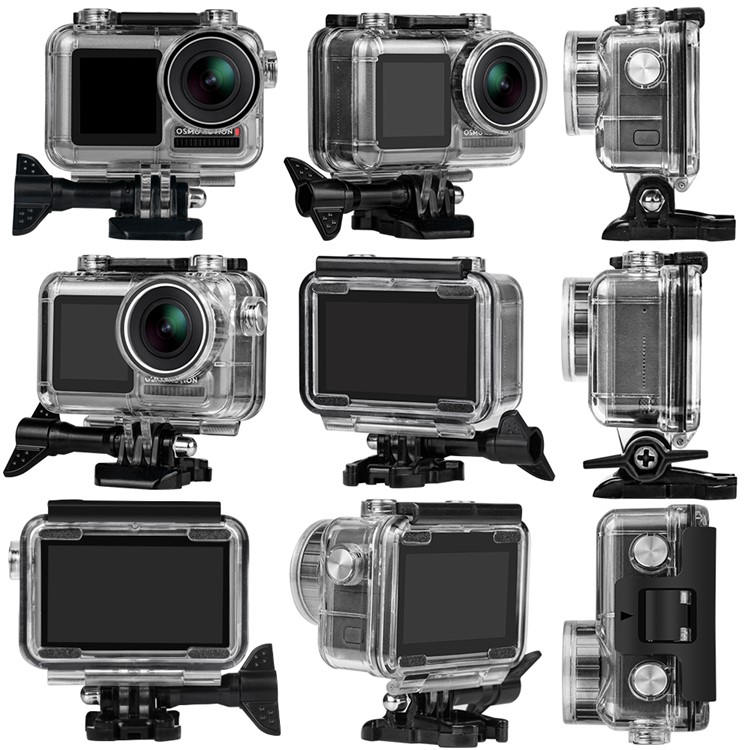 Boîtier De Protection Étanche À L'eau Pour Caméra D'action DJI Osmo - Noir-10