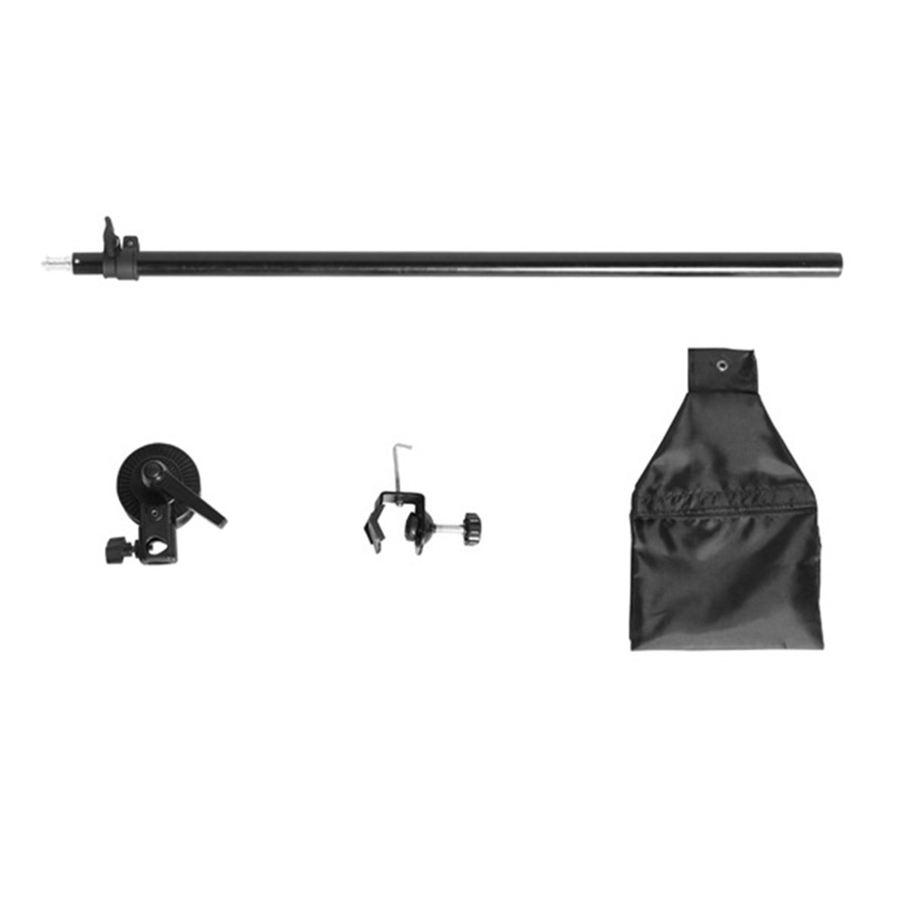 Kit De Cúpula Do Estúdio De Fotografia Suporte De Luz Braço Cruzado Com Saco De Peso Haste De Extensão De Estúdio De Fotografia 70-140 Cm - Nenhum Gancho-1