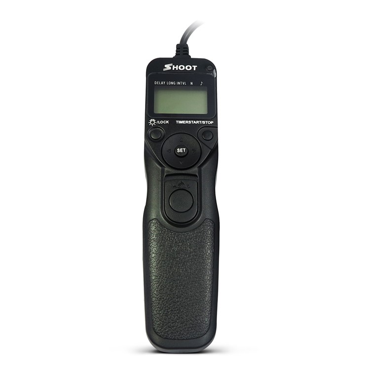 SHOOT LCD Timer Remote Shutter Release RS-80N3 for Canon EOS 5D 6D 7D 20D 30D 40D 50D-10