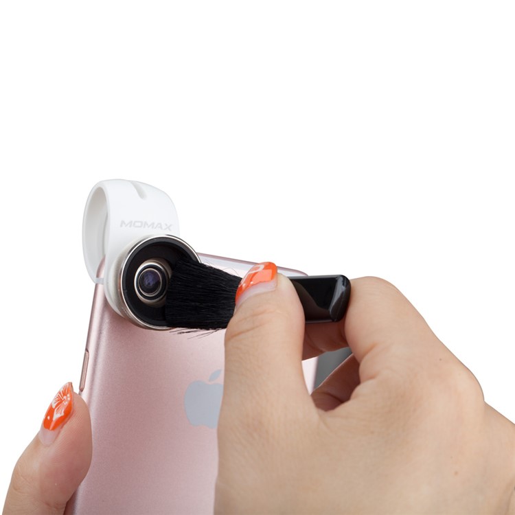 MOMAX Professional PVC Dust Blower + Wool Brush + Cleaning Cloth 3-in-1 Camera Lens Cleaning Kit-10