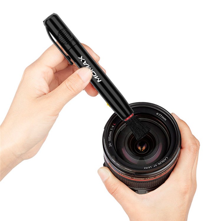 MOMAX Dust Blower + Brush Carbon Pen + Liquid Lens Cleaner + Cleaning Tissue 4-in-1 Camera Lens Cleaning Kit-17