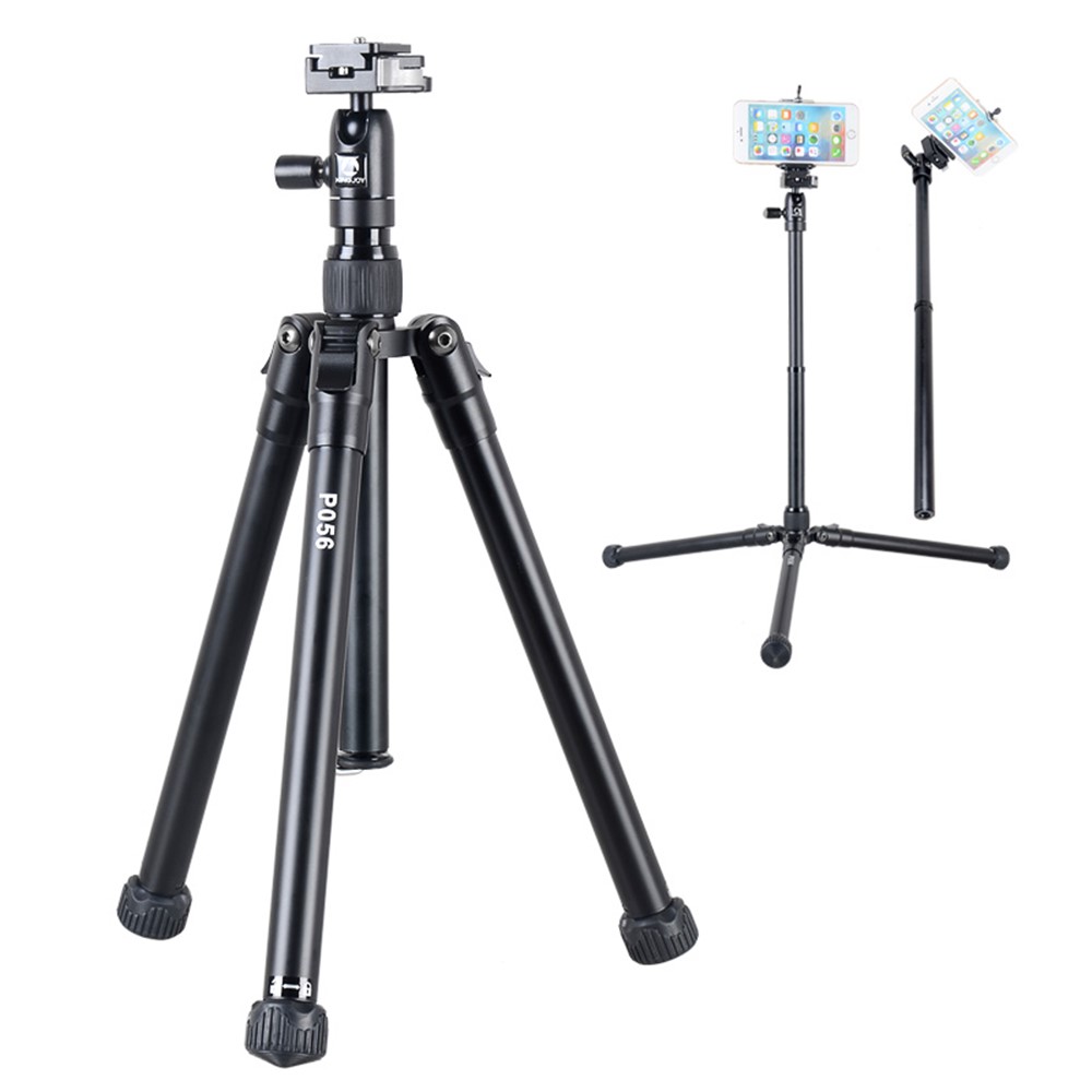 KINGJOY P056 5-section Portable Travel Camera Tripod Detachable Phone Selfie Stand-1